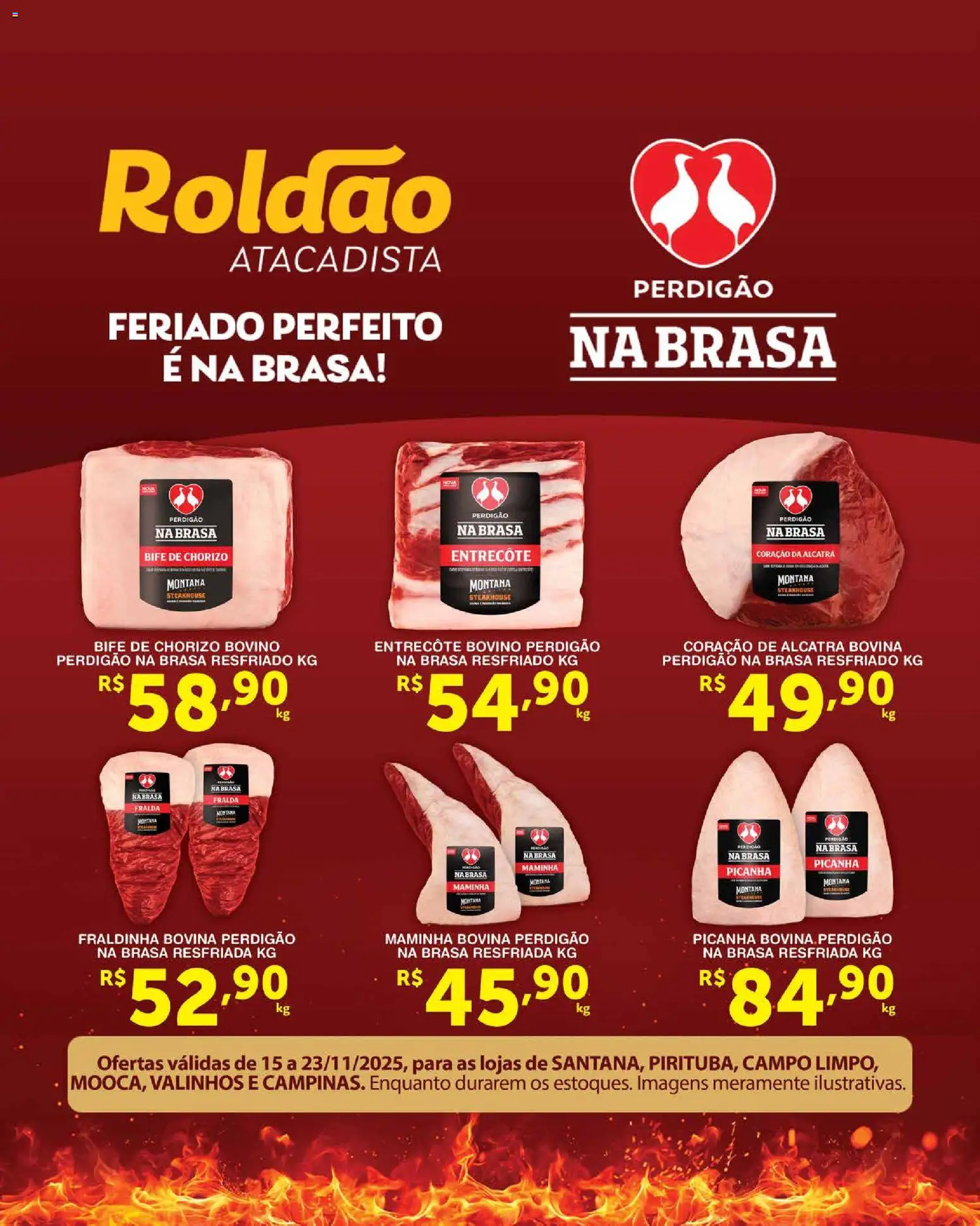 Roldão Folheto - válido de 15.11.2025 | Página: 1 | Produtos: Alcatra, Fraldinha, Maminha, Picanha