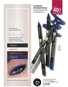 Catálogo Avon válido desde 23.07.2025 | Página: 12 | Productos: Delineador, Chocolate, Maquillaje