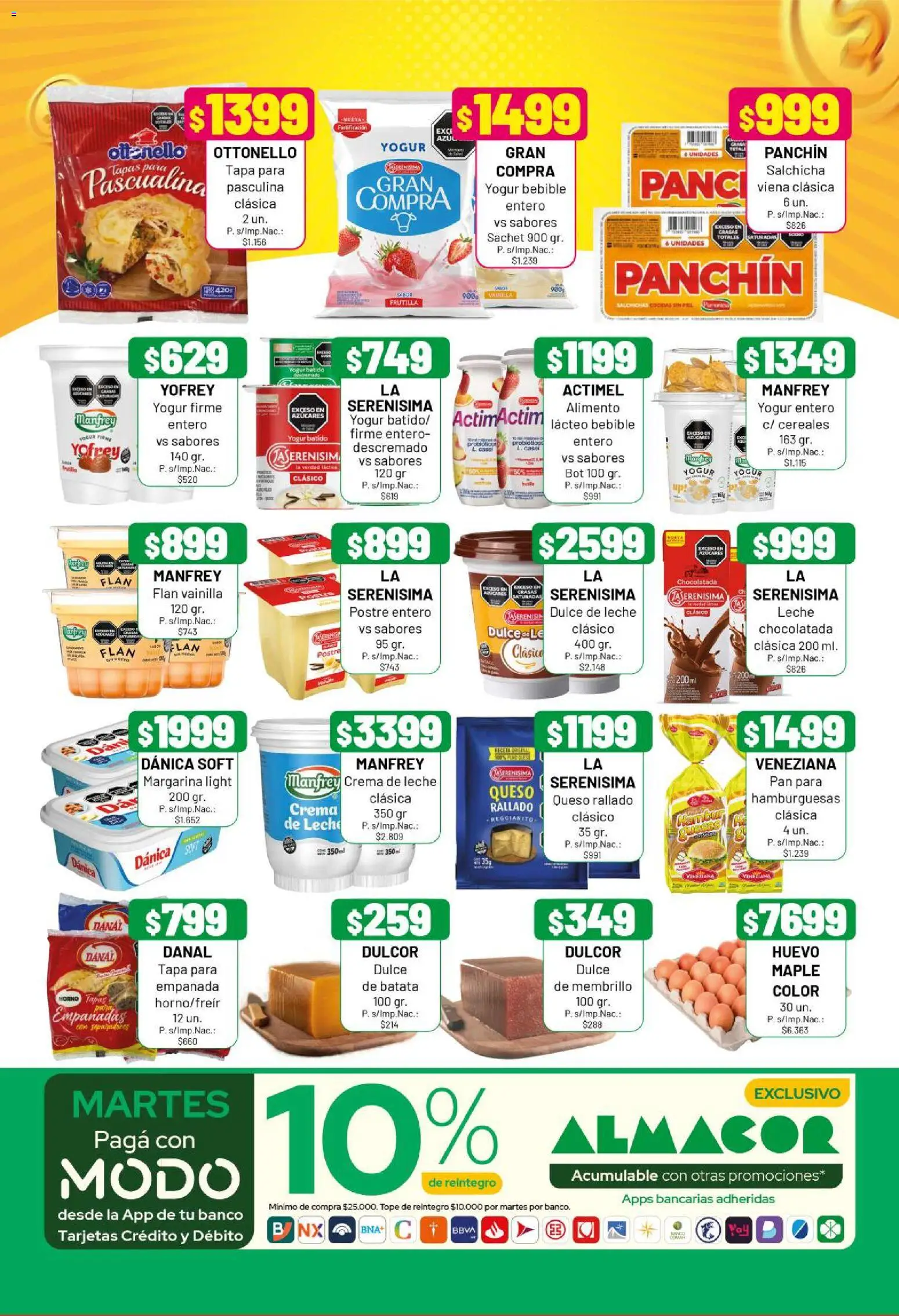 Almacor catálogo │ válido desde el 27.11.2025 | Página: 2 | Productos: Crema de leche, Dulce de leche, Chocolatada, Crema