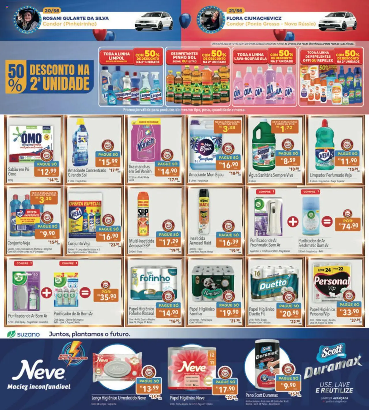 Supermercados Condor Folheto - válido de 15.10.2025 | Página: 26 | Produtos: Pó, Sabão, Amaciante, Água sanitária
