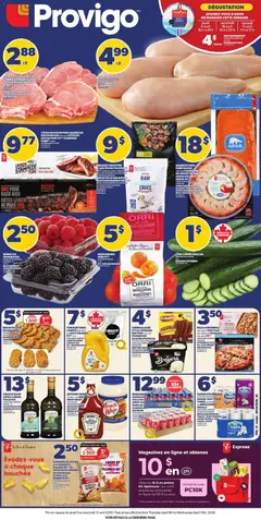 Preview of Provigo weekly flyer / circulaire from shop Provigo valid from 09.04.2026
