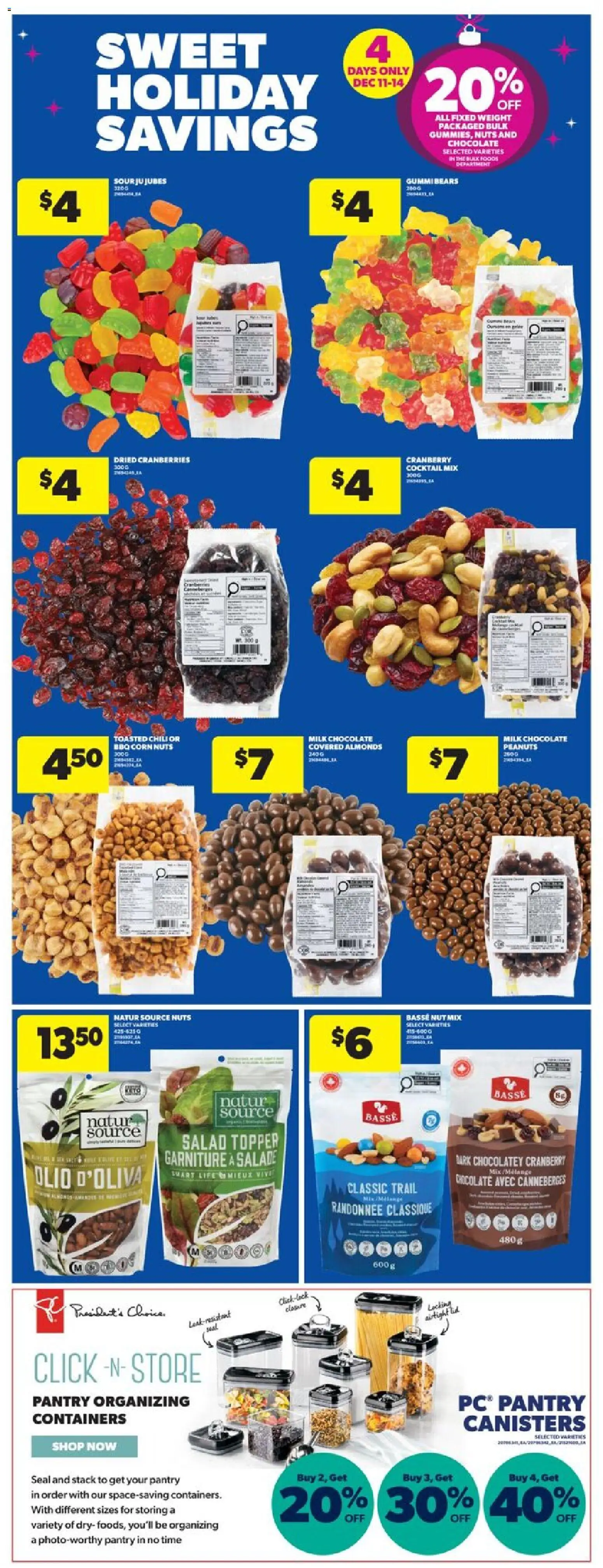 Real Canadian Superstore flyer valid from 11.12.2025 | Page: 22 | Products: Nuts, Salad, Milk, Chocolate