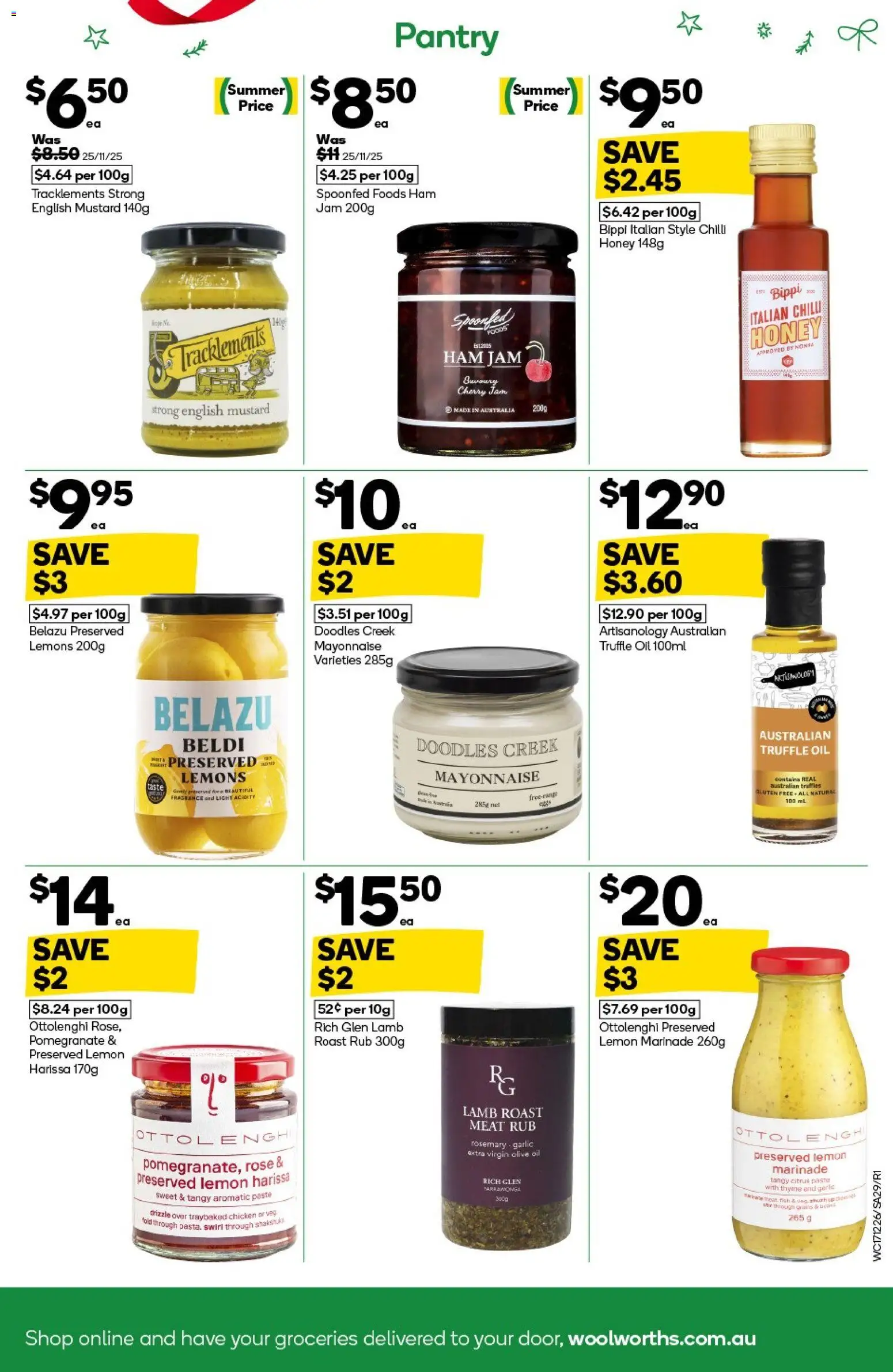 Woolworths catalogue - valid from 17.12.2025 | Page: 29 | Products: Ham, Mustard, Lemon, Chilli
