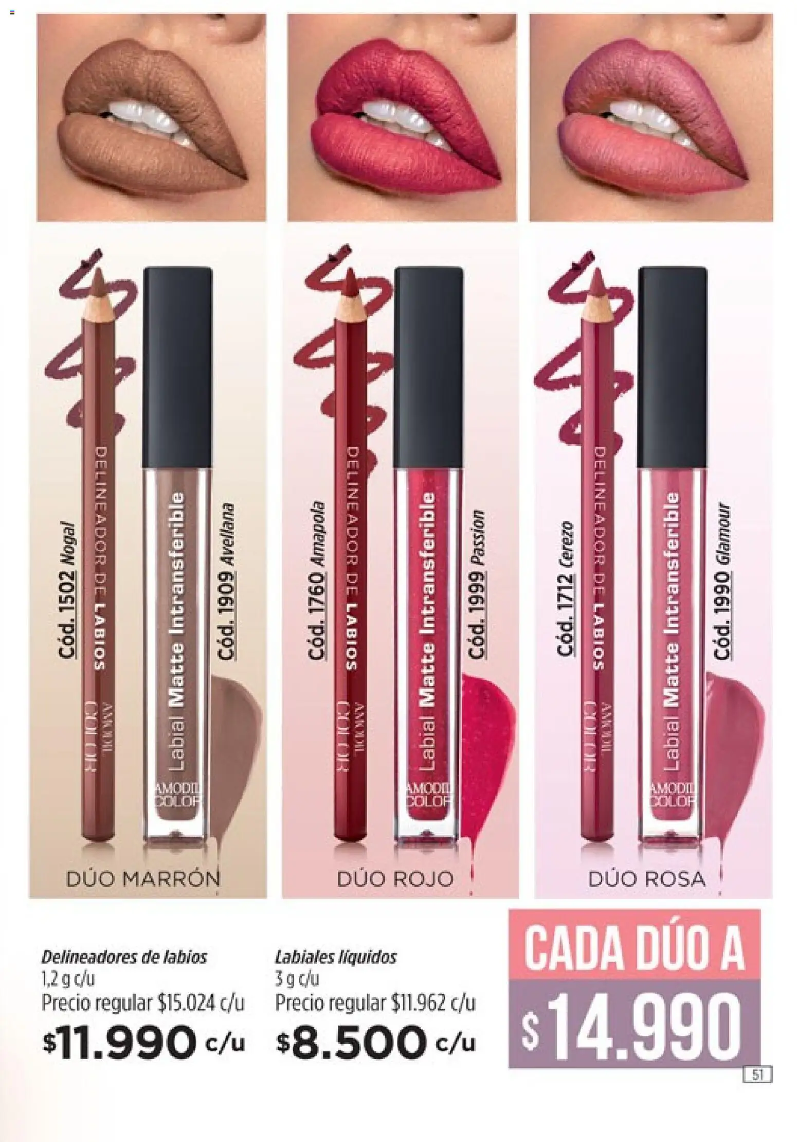 Catálogo Amodil Campaña 1/2026 │ válido desde el 01.01.2026 | Página: 51 | Productos: Delineador