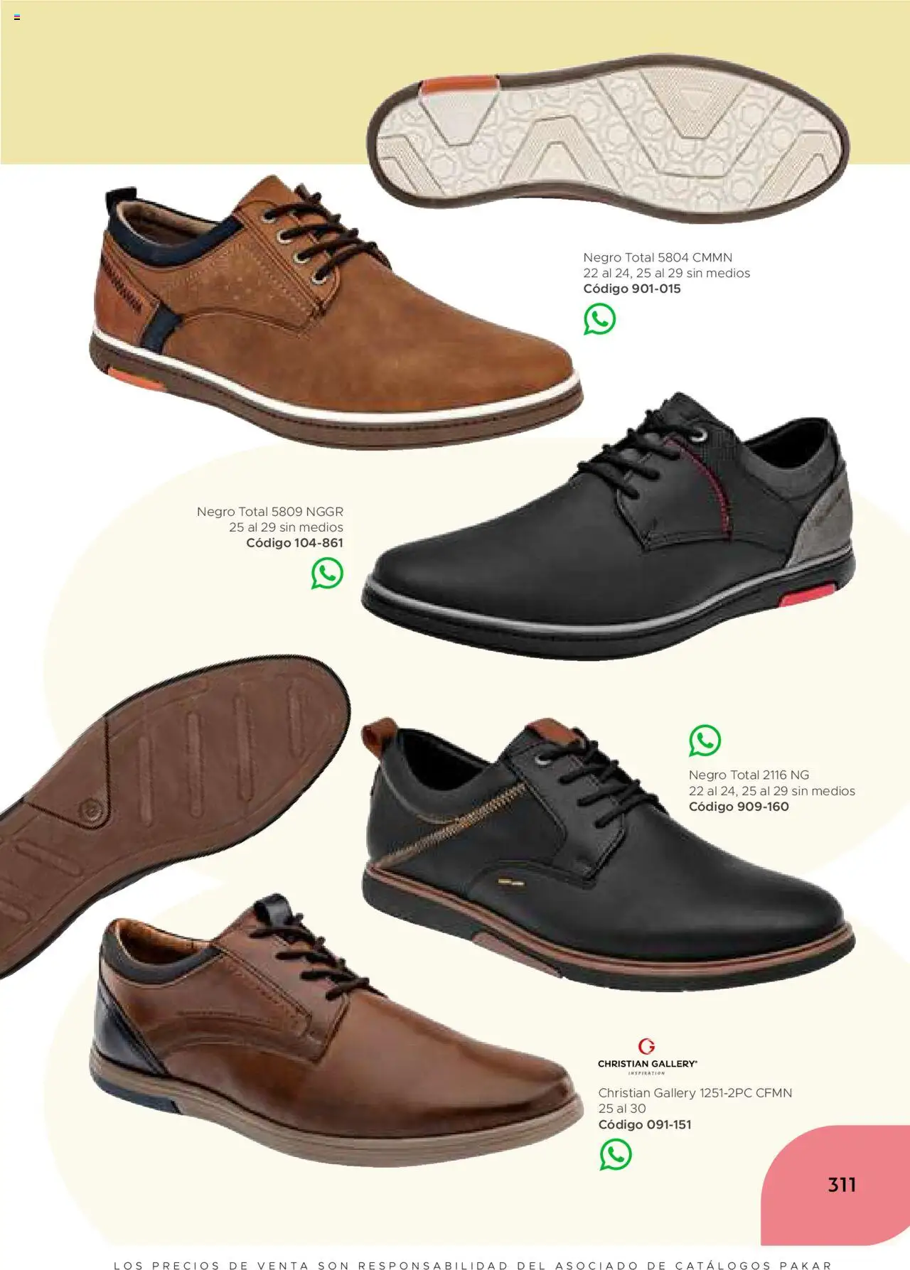 Nuevas ofertas de SC Pakar válidas en toda la República Mexicana desde el 24.07.2025. ¡Encuentra las mejores ofertas en SC Pakar - Catálogo Hombre otoño / invierno! | Página: 311