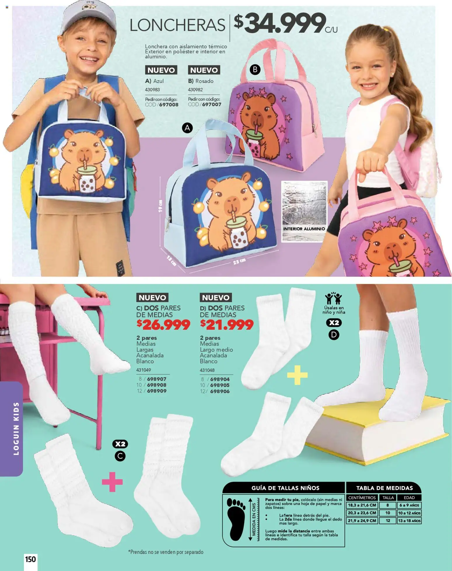 Carmel revista - valida desde el 01.02.2026 | Página: 150 | Productos: Sobre, Lonchera, Zapatos, Medias