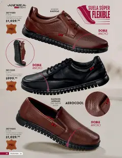 Vista previa de Andrea catálogo Calzado Caballero, nuevo folleto de la tienda, válido en México a partir del 25.01.2026 | Página: 30 | Productos: Flexible