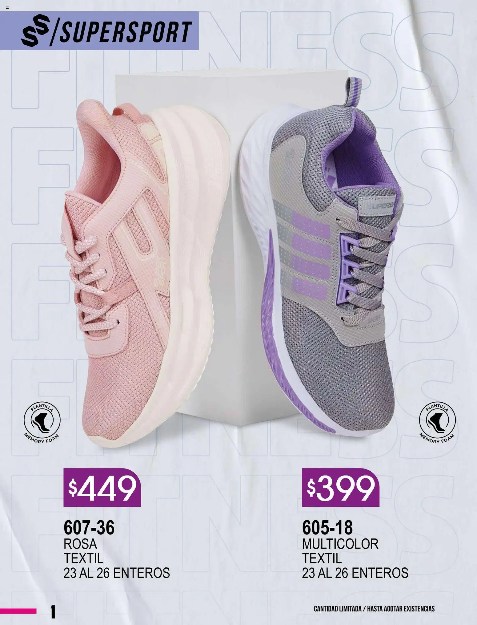 Nuevas ofertas de Cklass válidas en toda la República Mexicana desde el 08.01.2026. ¡Encuentra las mejores ofertas en Cklass catálogo Especial Supersport Dama! | Página: 2