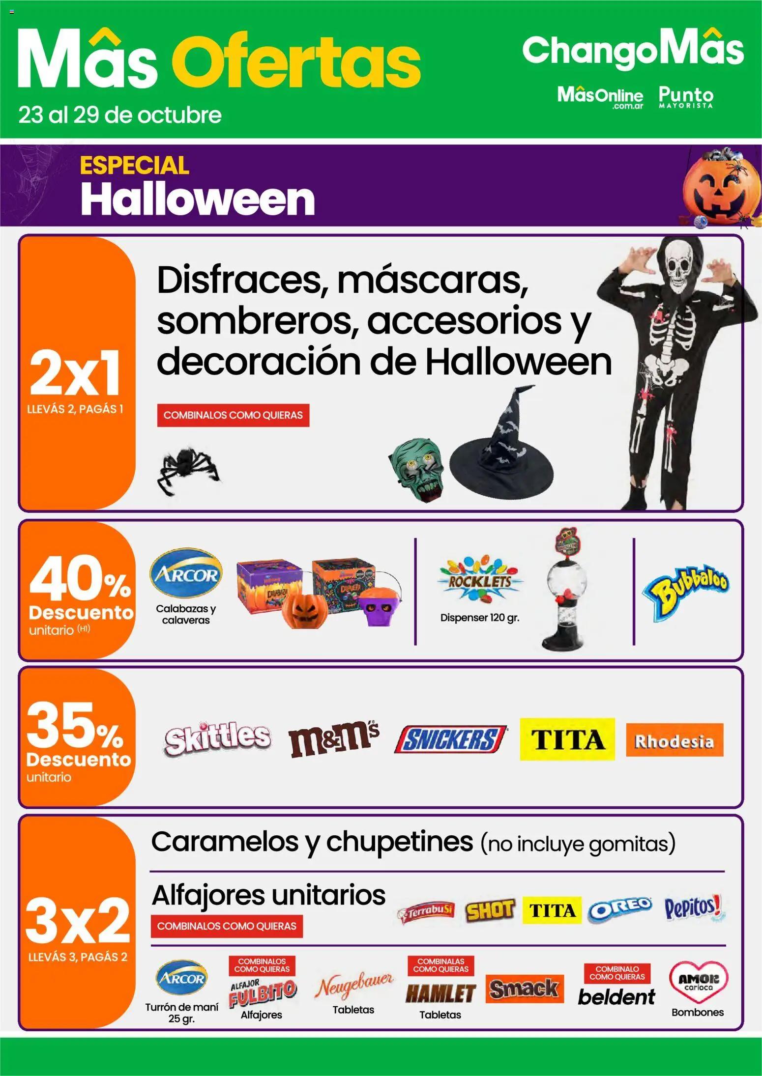 Punto Mayorista catálogo │ válido desde el 23.10.2025 | Página: 2 | Productos: Gomitas, Bombones, Mani, Turrón