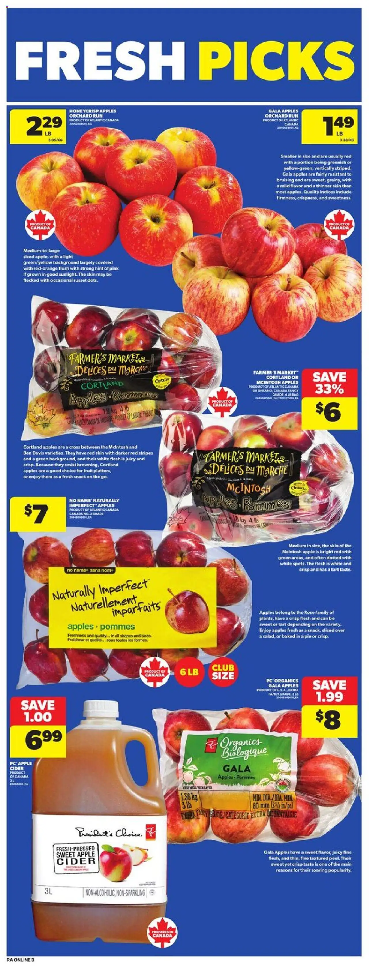 Atlantic Superstore flyer valid from 16.10.2025 | Page: 12 | Products: PC, Bag, Shoes, Apples