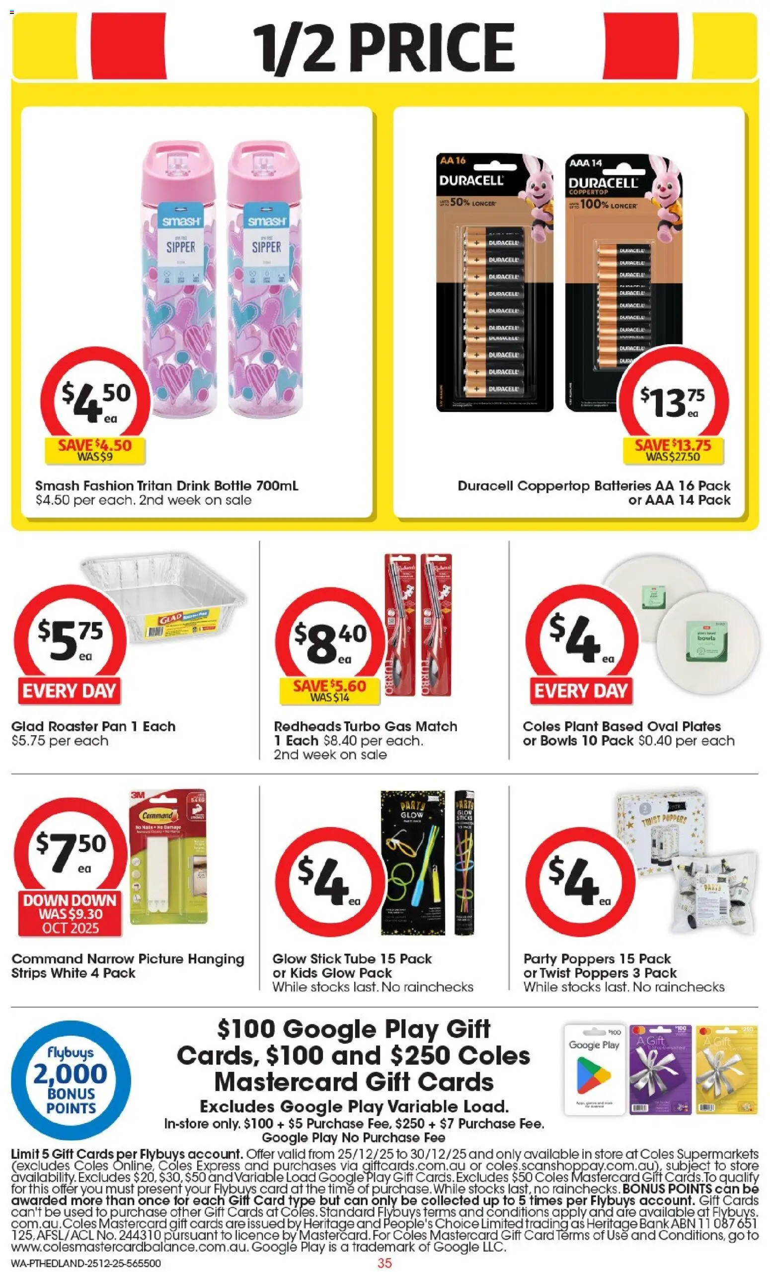 Coles catalogue - valid from 25.12.2025 | Page: 36 | Products: Plant, Picture, Batteries