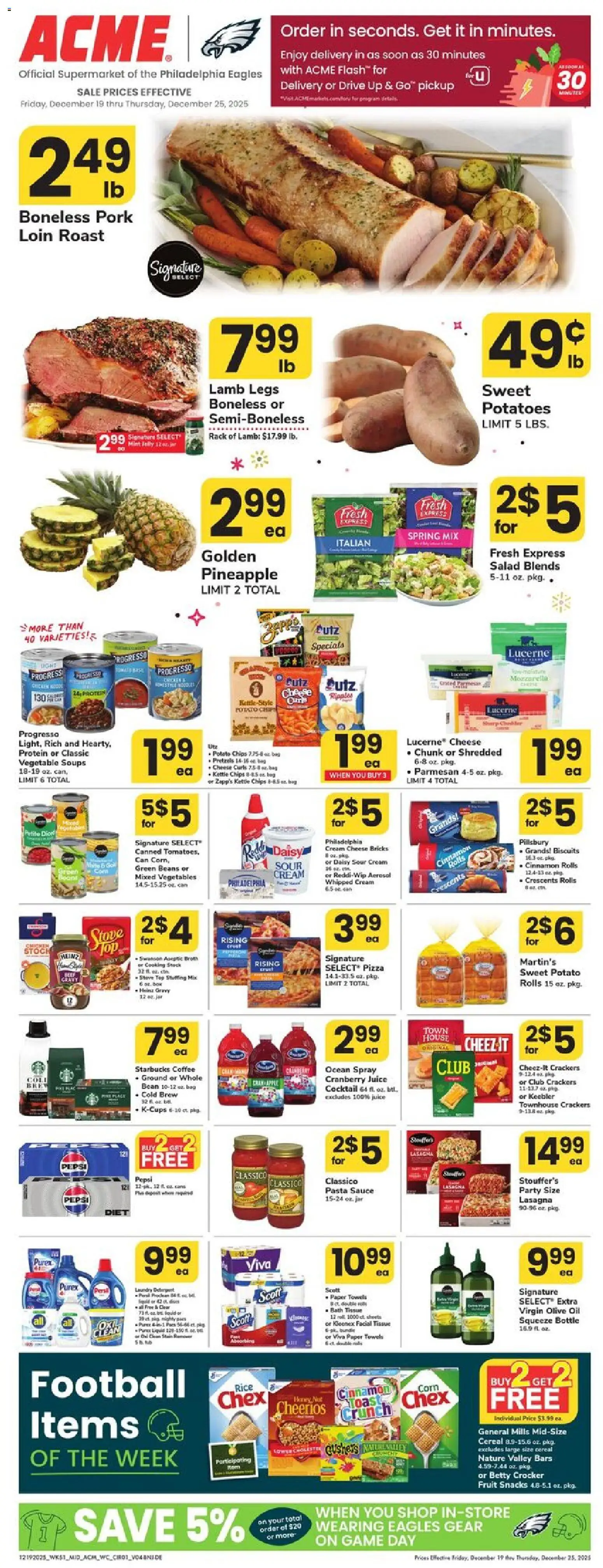 Acme Weekly Ad - NJ - valid from 19.12.2025 | Page: 3 | Products: Oil, Juice, Pineapple, Pasta