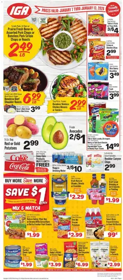 Preview of IGA weekly ads valid from 07.01.2026