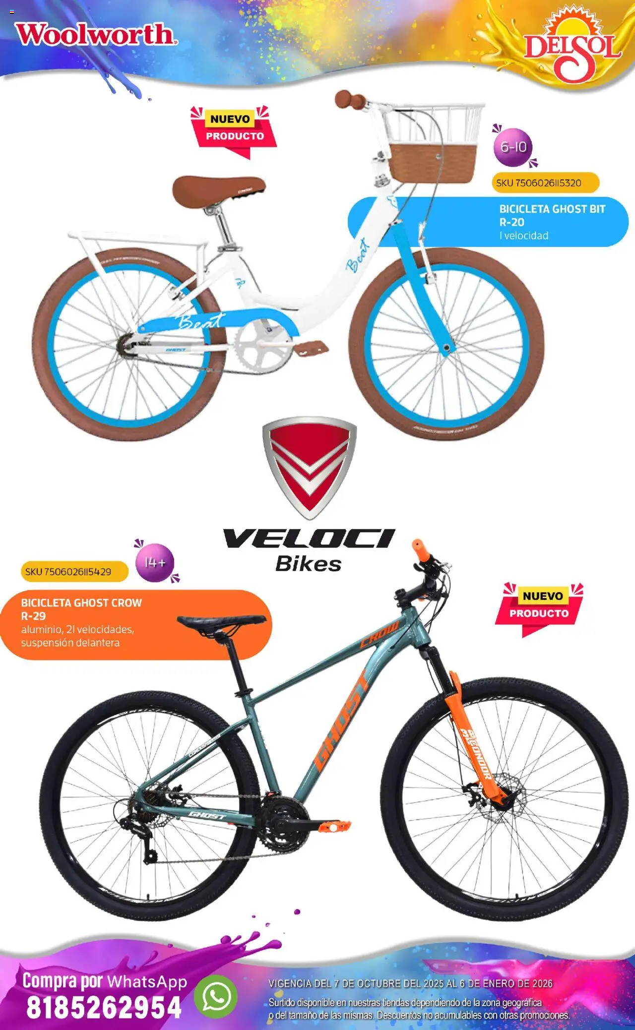 Nuevas ofertas de Del Sol y Woolworth válidas en toda la República Mexicana desde el 07.10.2025. ¡Encuentra las mejores ofertas en Del Sol y Woolworth - Catálogo Castillo Del Juguete! | Página: 219