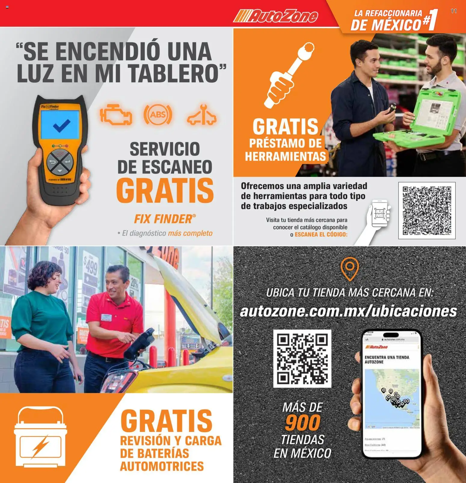 Nuevas ofertas de AutoZone válidas en toda la República Mexicana desde el 08.03.2026. ¡Encuentra las mejores ofertas en AutoZone catálogo! | Página: 11