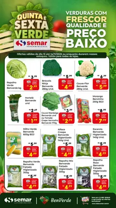 Semar Supermercado - Ofertas BenVerde - Pré-Visualização do folheto da loja Semar Supermercado, válido de 13.11.2025