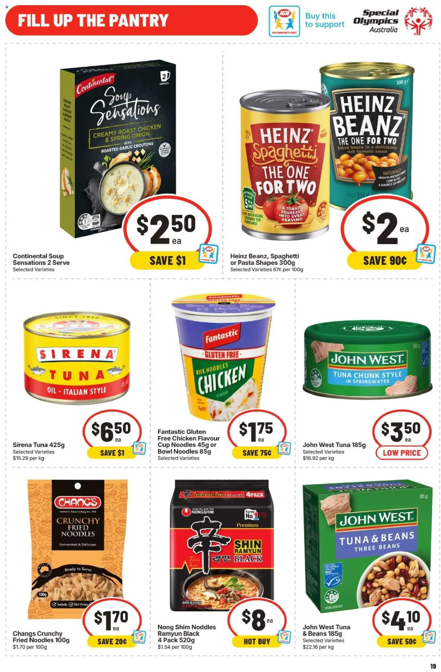 IGA catalogue - valid from 29.04.2026 | Page: 20 | Products: Oil, Chicken, Noodles, Garlic