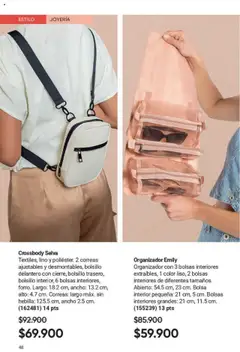 Avon revista - valida desde el 13.07.2025 | Página: 48 | Productos: Hebilla, Bolsa, Organizador