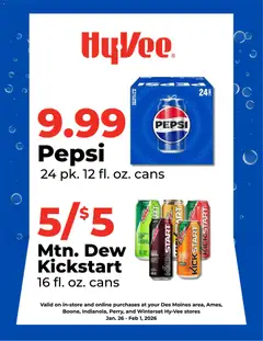Preview of HyVee weekly ads valid from 26.01.2026