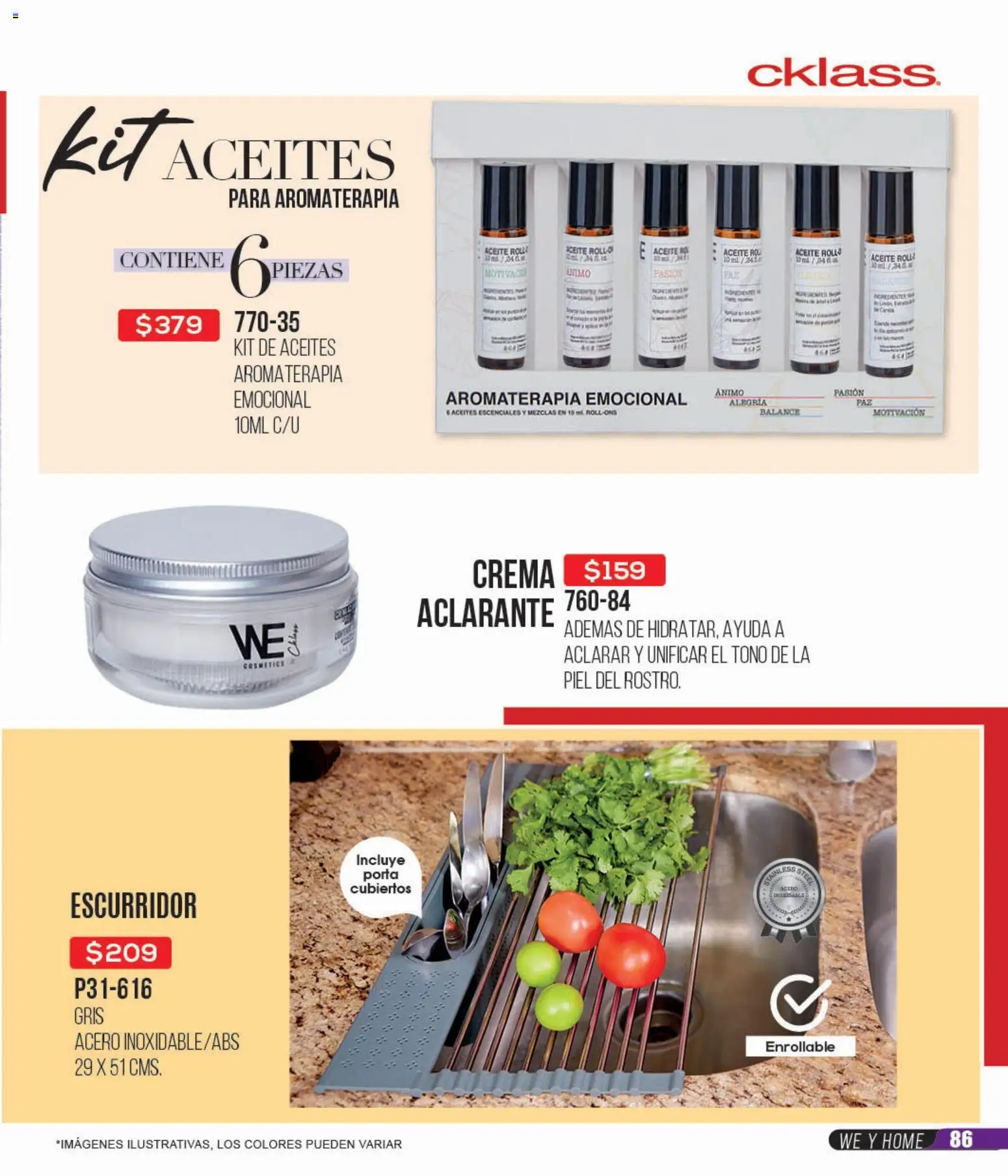 Nuevas ofertas de Cklass válidas en toda la República Mexicana desde el 18.03.2026. ¡Encuentra las mejores ofertas en Cklass catálogo Liquidación total calzado! | Página: 332 | Productos: Crema, Aceite, Escurridor, Aclarante