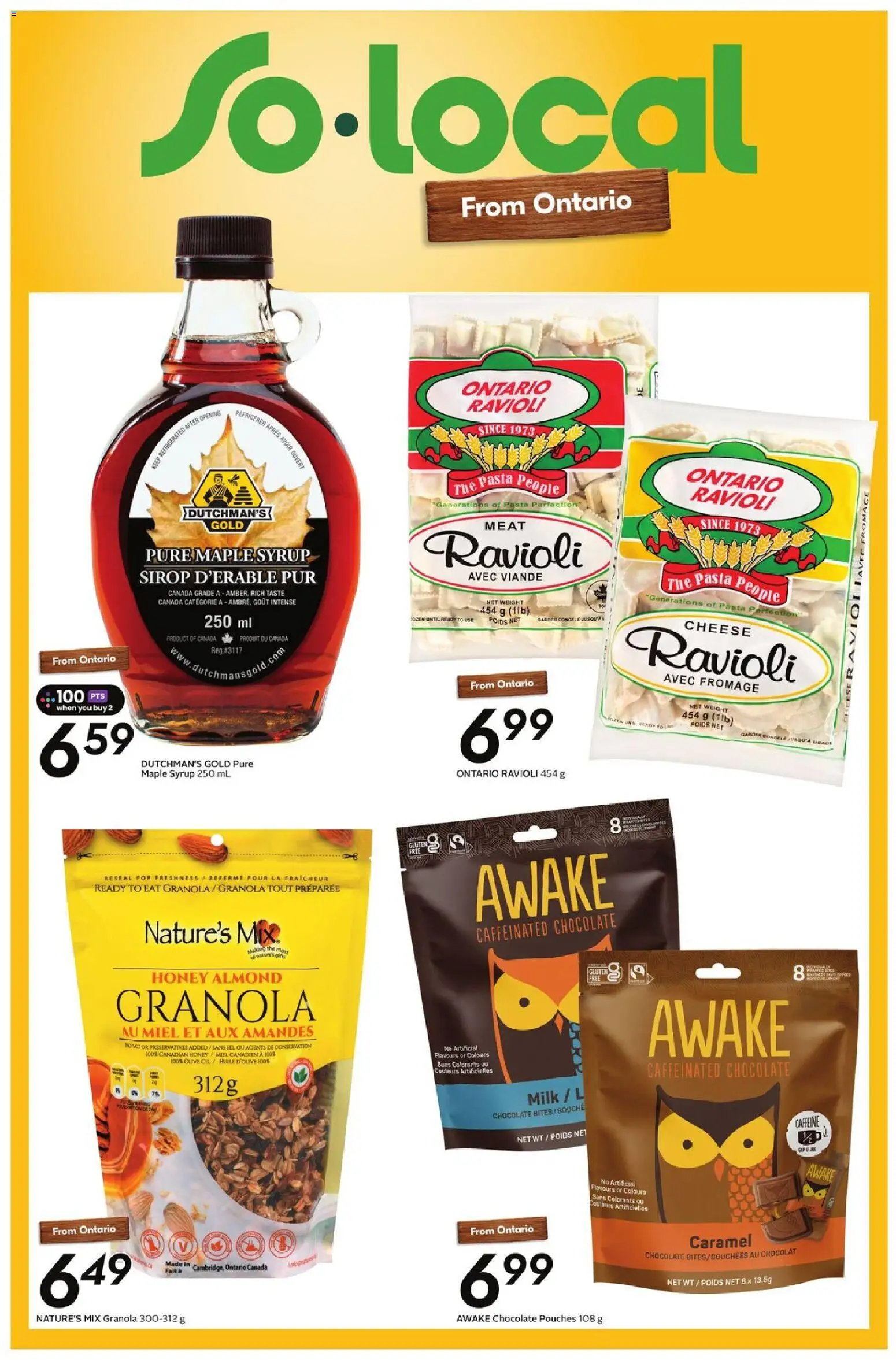 Sobeys flyer valid from 13.11.2025 | Page: 18 | Products: Pasta, Milk, Cheese, Chocolate