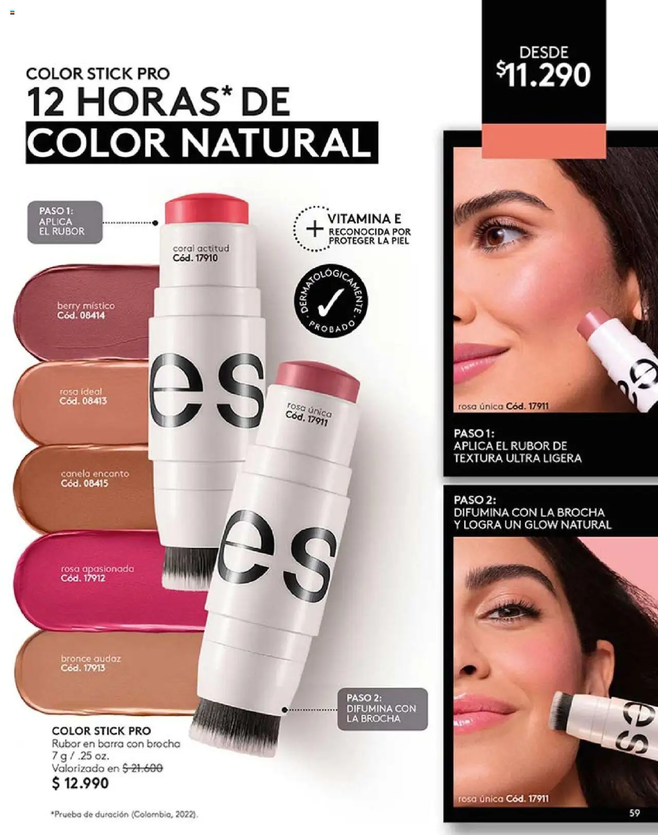 Catálogo Ésika Campaña 14 │ válido desde el 01.09.2025 | Página: 59 | Productos: Rubor