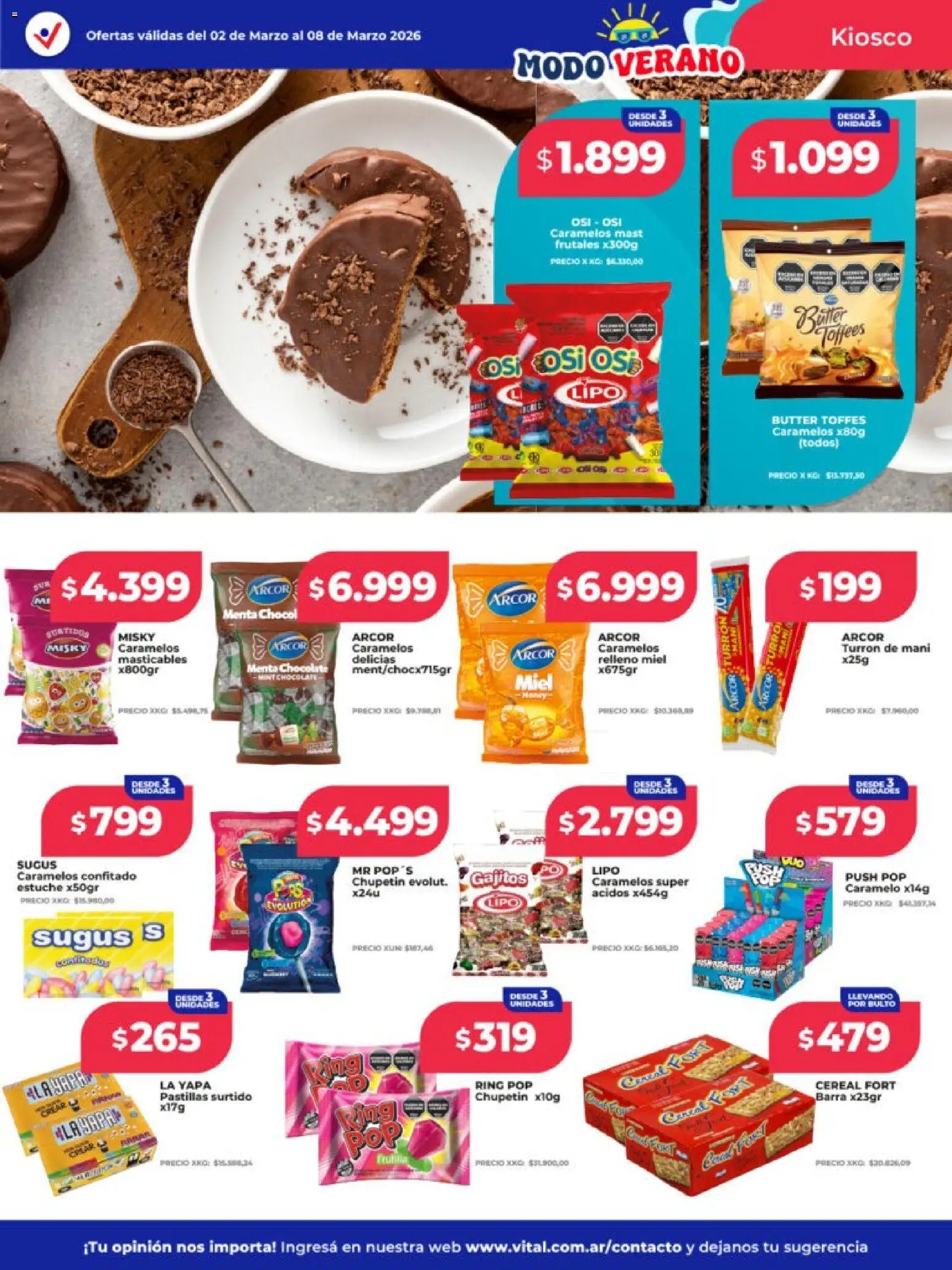 Vital - Ofertas - Santa Fe  │ válido desde el 02.03.2026 | Página: 14 | Productos: Mani, Estuche, Chocolate, Turrón