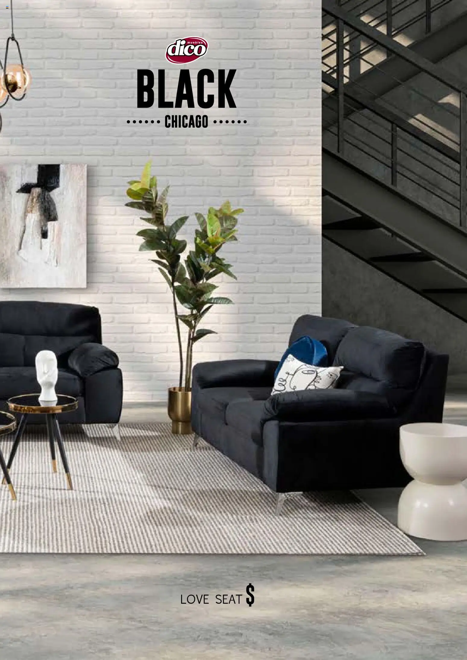 Nuevas ofertas de Muebles Dico válidas en toda la República Mexicana desde el 17.03.2026. ¡Encuentra las mejores ofertas en Muebles Dico catálogo Black Chicago ! | Página: 17