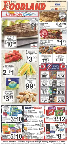 Foodland Weekly Ad - valid from 26.08.2025 | Page: 1