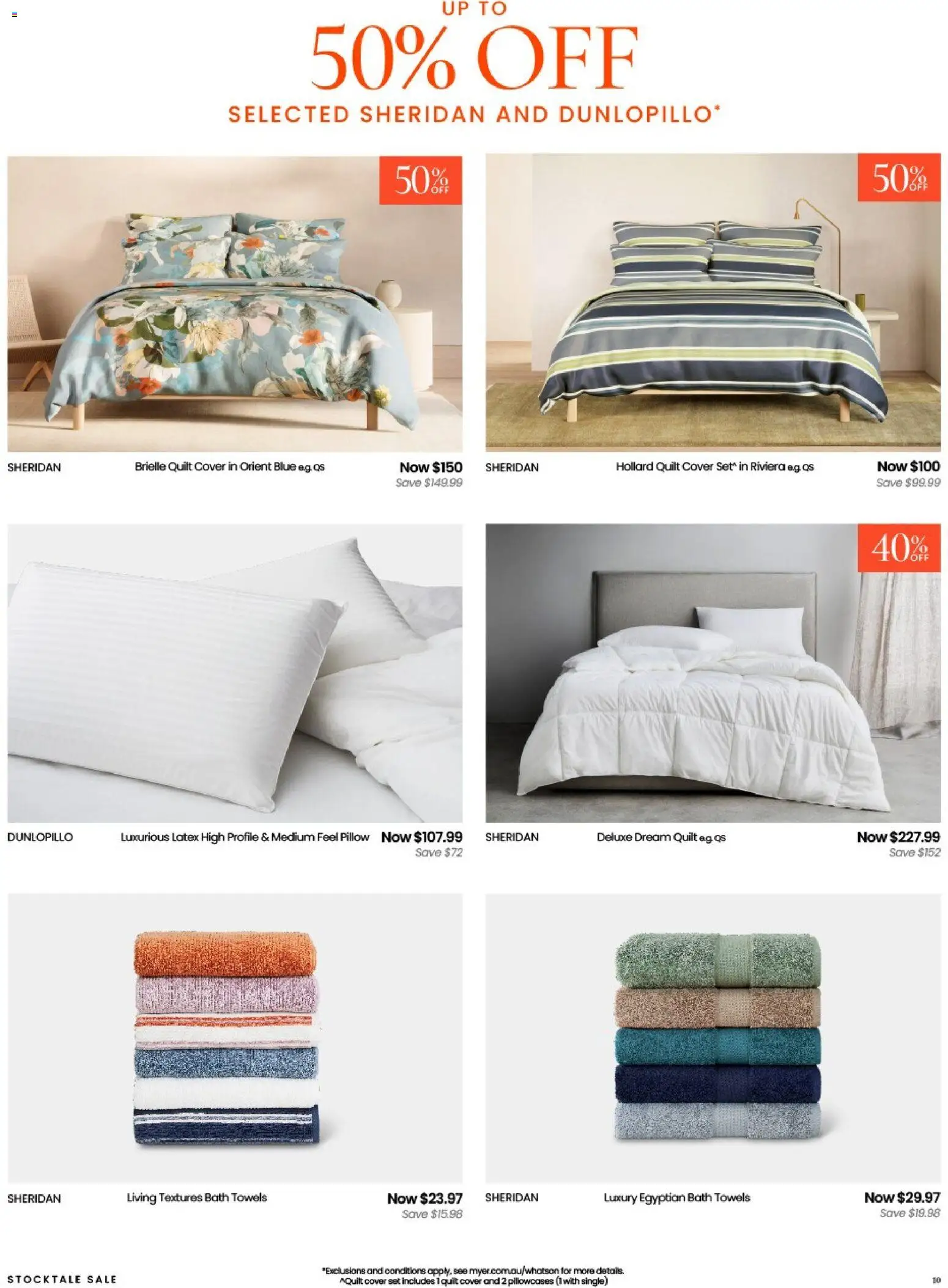 Myer catalogue - valid from 26.12.2025 | Page: 10 | Products: Bath, Towels, Pillow