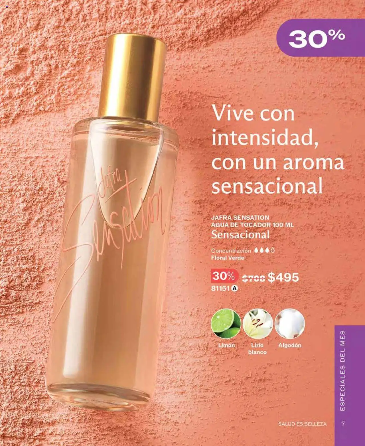Nuevas ofertas de JAFRA válidas en toda la República Mexicana desde el 01.08.2025. ¡Encuentra las mejores ofertas en JAFRA - Catálogo! | Página: 7 | Productos: Agua, Limón, Algodón
