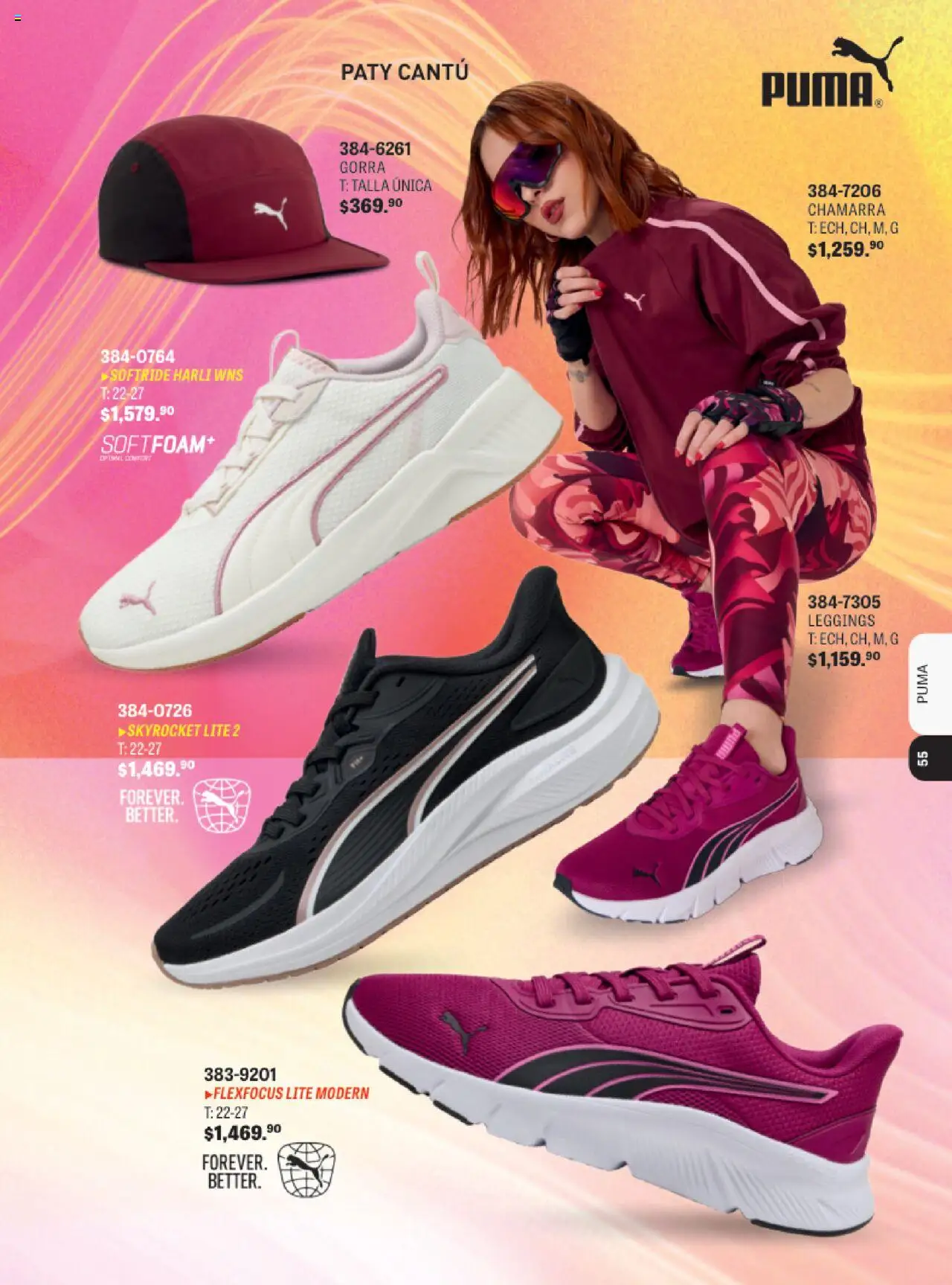 Nuevas ofertas de Andrea válidas en toda la República Mexicana desde el 13.08.2025. ¡Encuentra las mejores ofertas en Andrea - Catálogo Andrea Sport! | Página: 52 | Productos: Leggings, Gorra, Chamarra