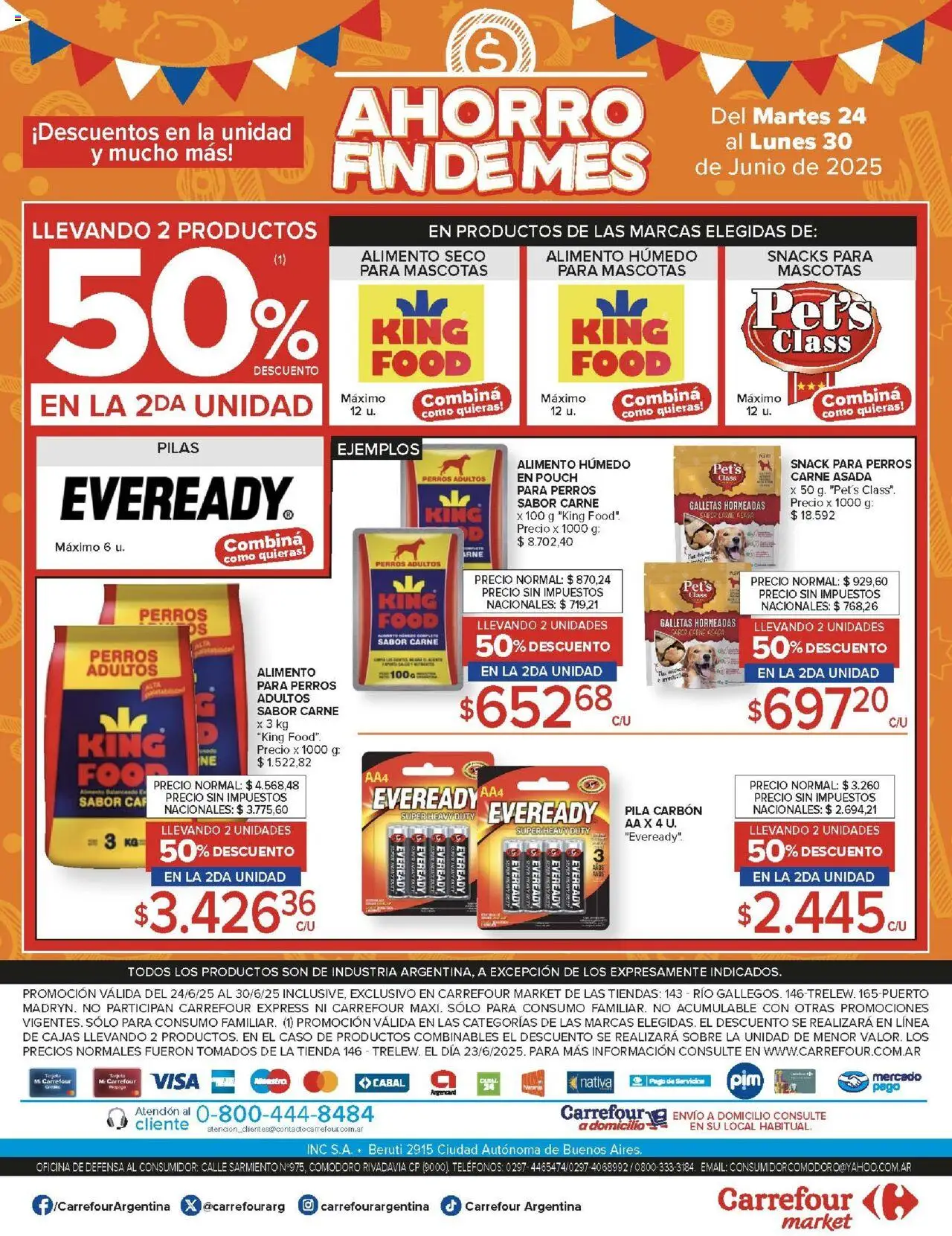 Carrefour Market catálogo - Chubut │ válido desde el 24.06.2025 | Página: 16 | Productos: Pila, Caso, Sobre, Pilas
