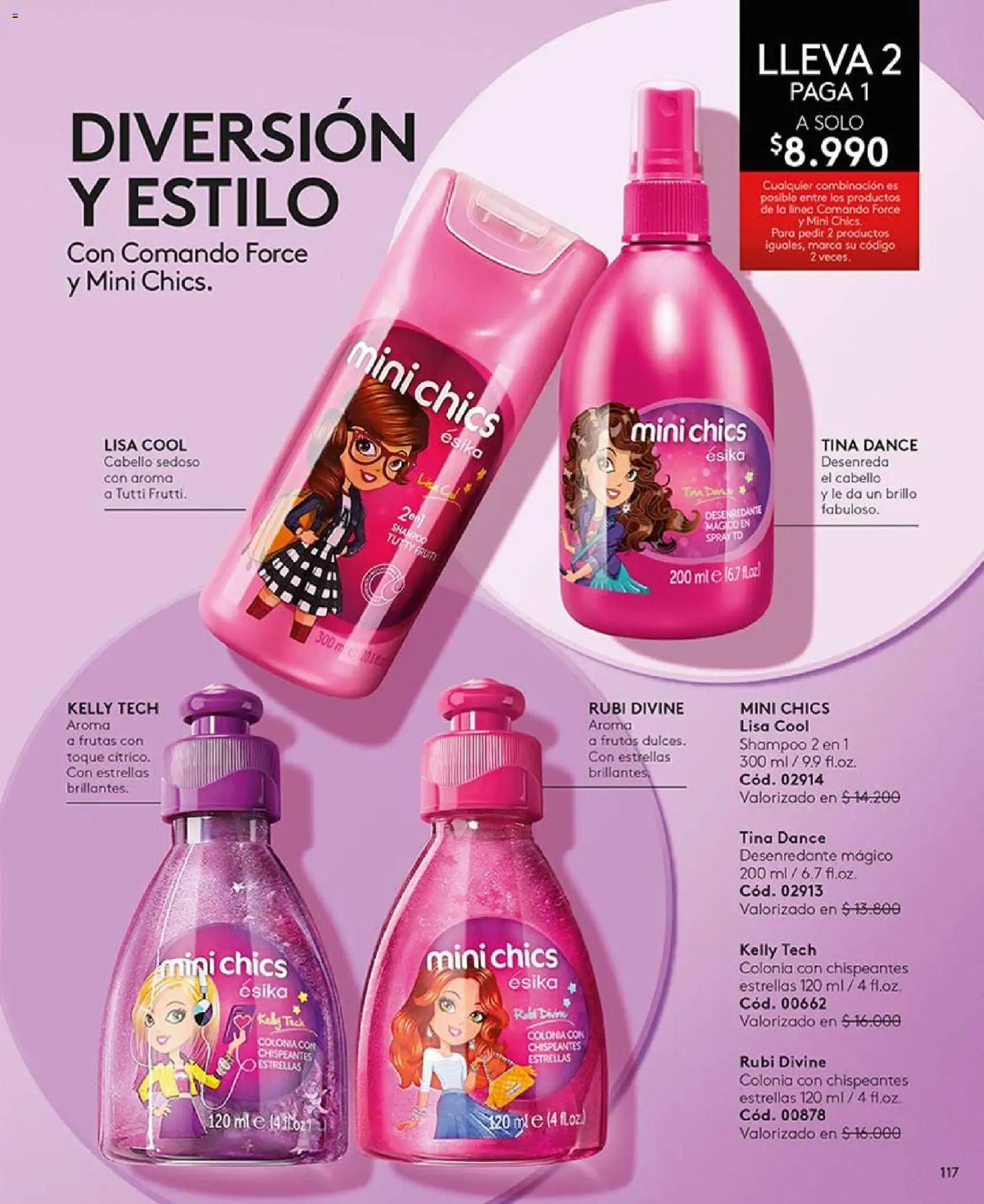 Catálogo Ésika Campaña 18 │ válido desde el 01.12.2025 | Página: 129 | Productos: Brillo, Shampoo