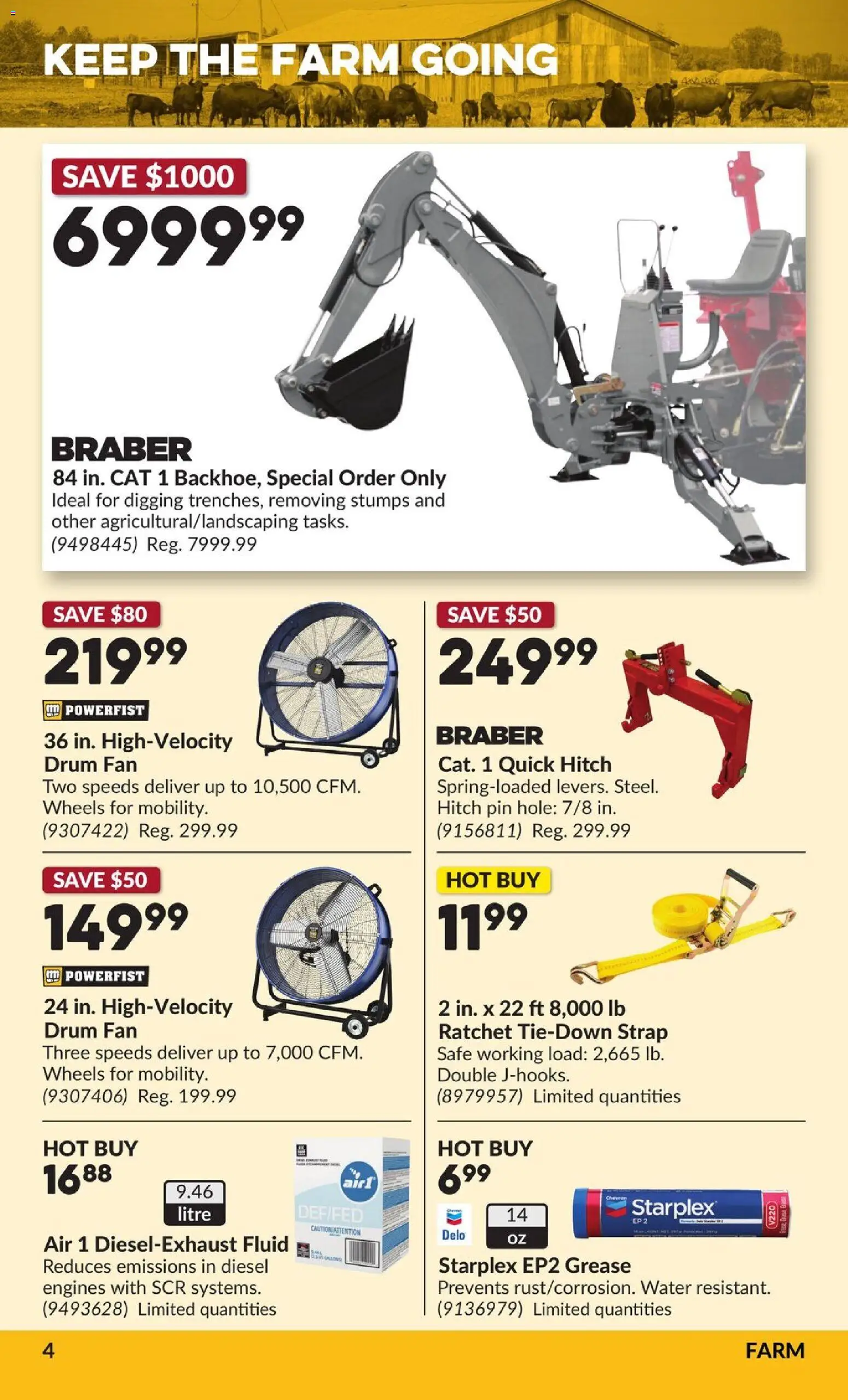 Princess Auto flyer valid from 07.04.2026 | Page: 9 | Products: Fan