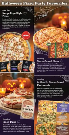 Preview of Farm Boy weekly flyer / circulaire from shop Farm Boy valid from 30.10.2025 | Page: 4 | Products: Freezer, Oven, Oil, Tomatoes