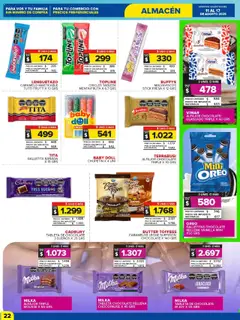 Carrefour Maxi catálogo │ válido desde el 11.08.2025 | Página: 22 | Productos: Galletitas, Chicles, Leche, Chocolate