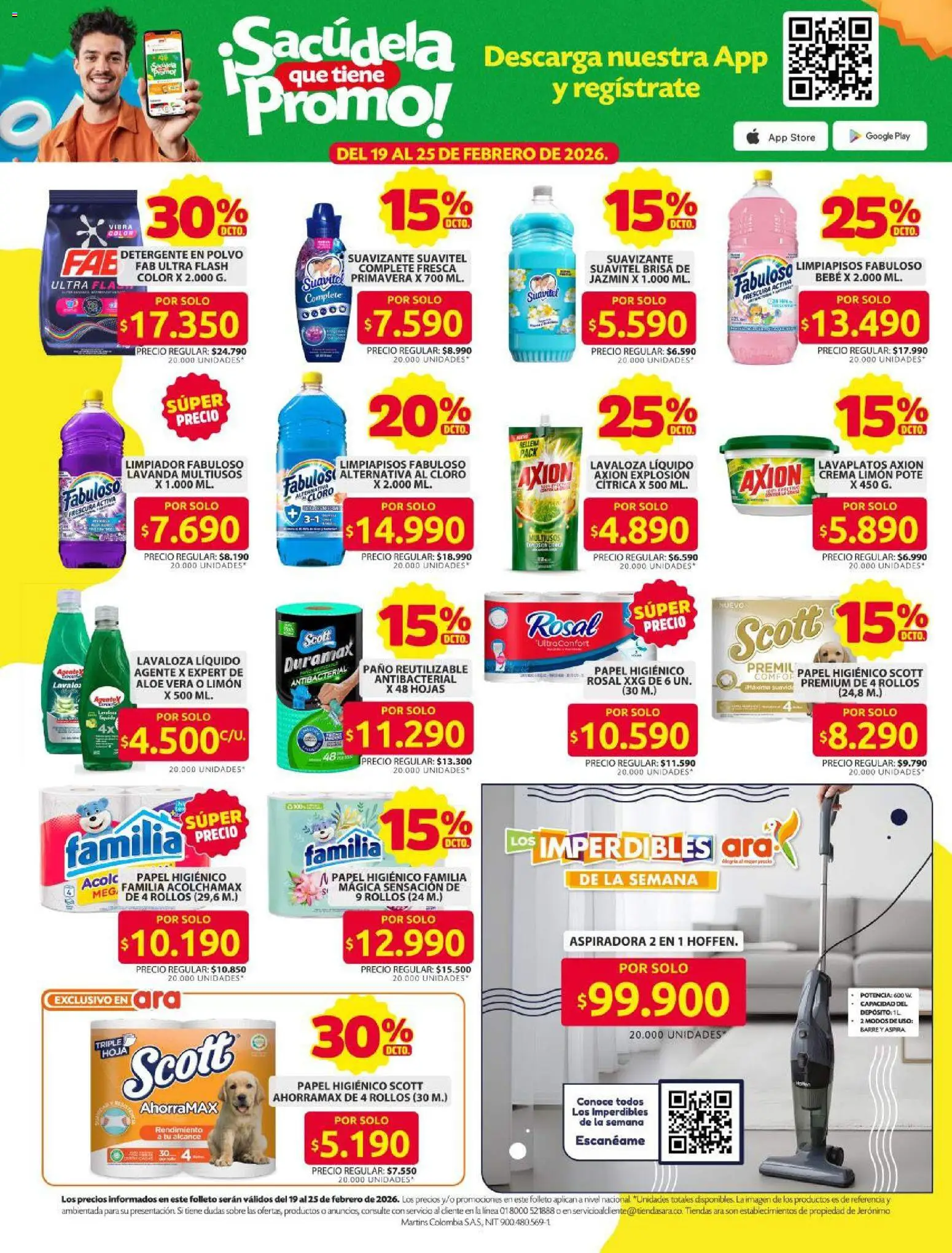 Ara revista - valida desde el 11.02.2026 | Página: 10 | Productos: Suavizante, Tobillera, Polvo, Loción tonificante