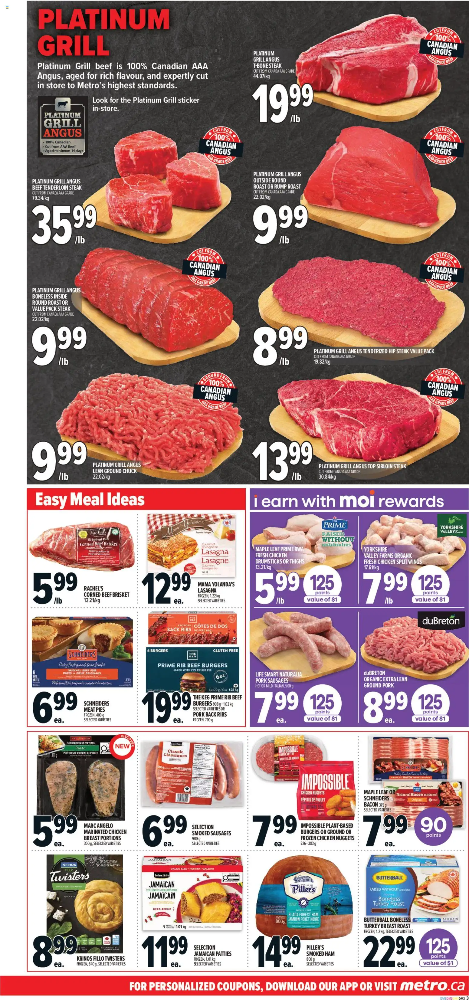 Metro flyer valid from 05.03.2026 | Page: 9 | Products: Grill, Ham, Chicken, Pork