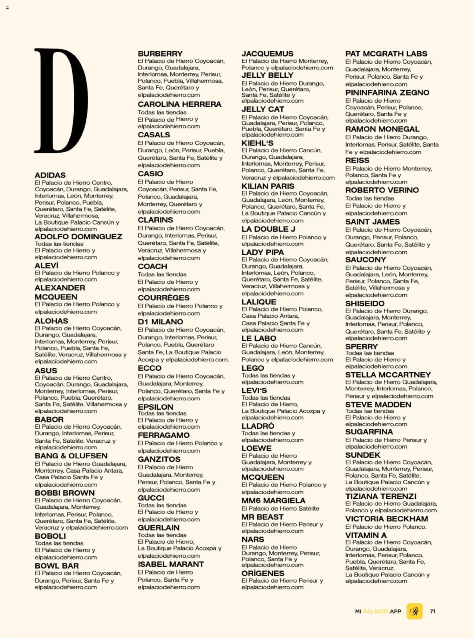 Nuevas ofertas de Palacio De Hierro válidas en toda la República Mexicana desde el 01.04.2026. ¡Encuentra las mejores ofertas en Palacio De Hierro catálogo! | Página: 73 | Productos: Bowl, Satélite