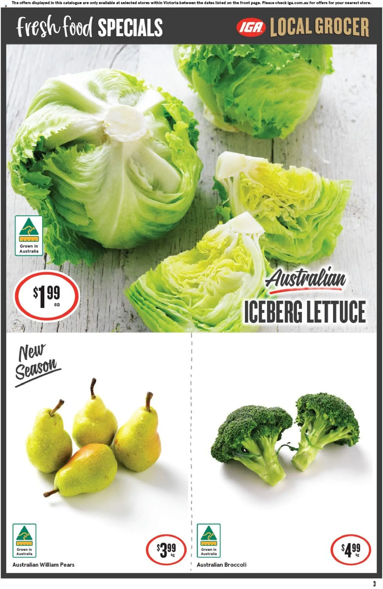 IGA catalogue - valid from 25.02.2026 | Page: 3 | Products: Lettuce
