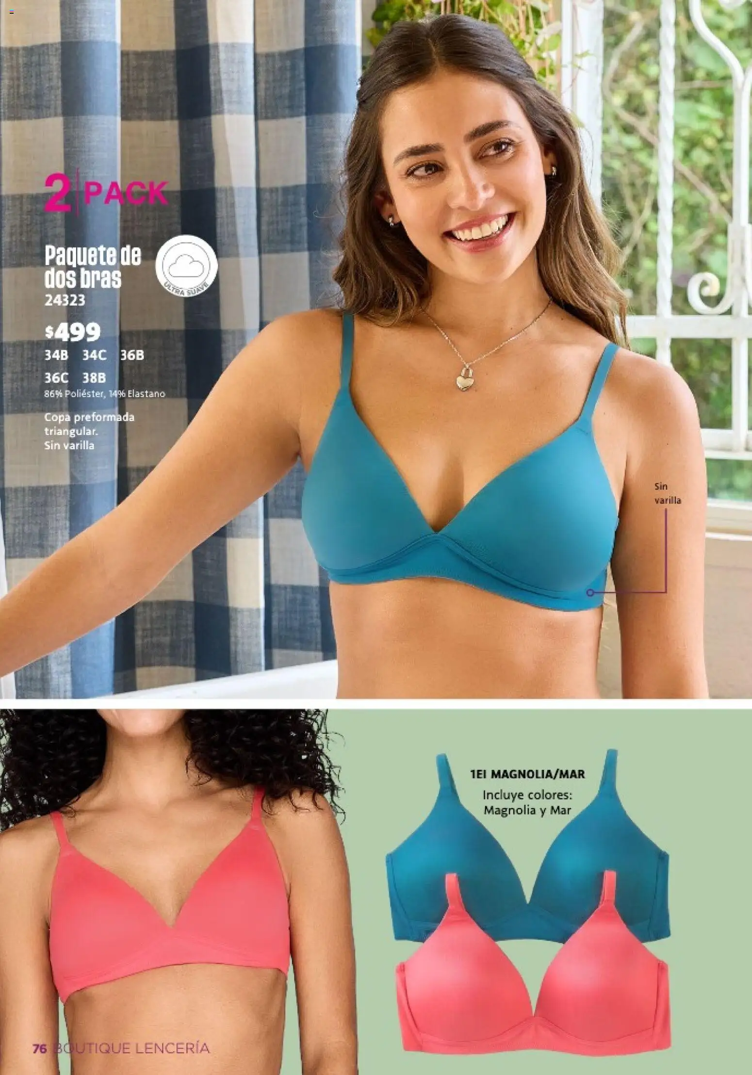 Nuevas ofertas de Ilusión válidas en toda la República Mexicana desde el 01.02.2026. ¡Encuentra las mejores ofertas en Ilusión catálogo Primavera! | Página: 78 | Productos: Lenceria