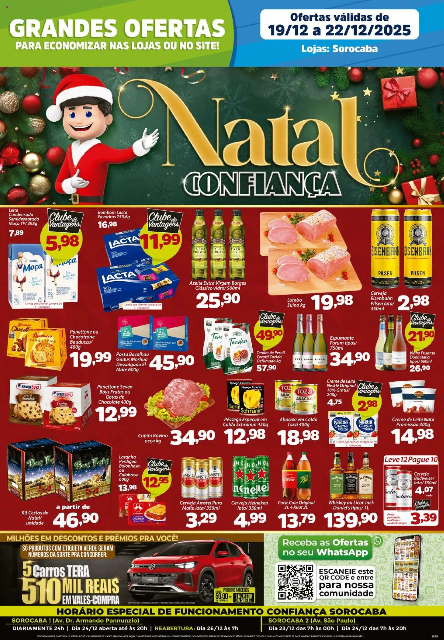 Confiança Folheto - válido de 19.12.2025 | Página: 1 | Produtos: Eisenbahn, Lombo, Azeite, Bombom