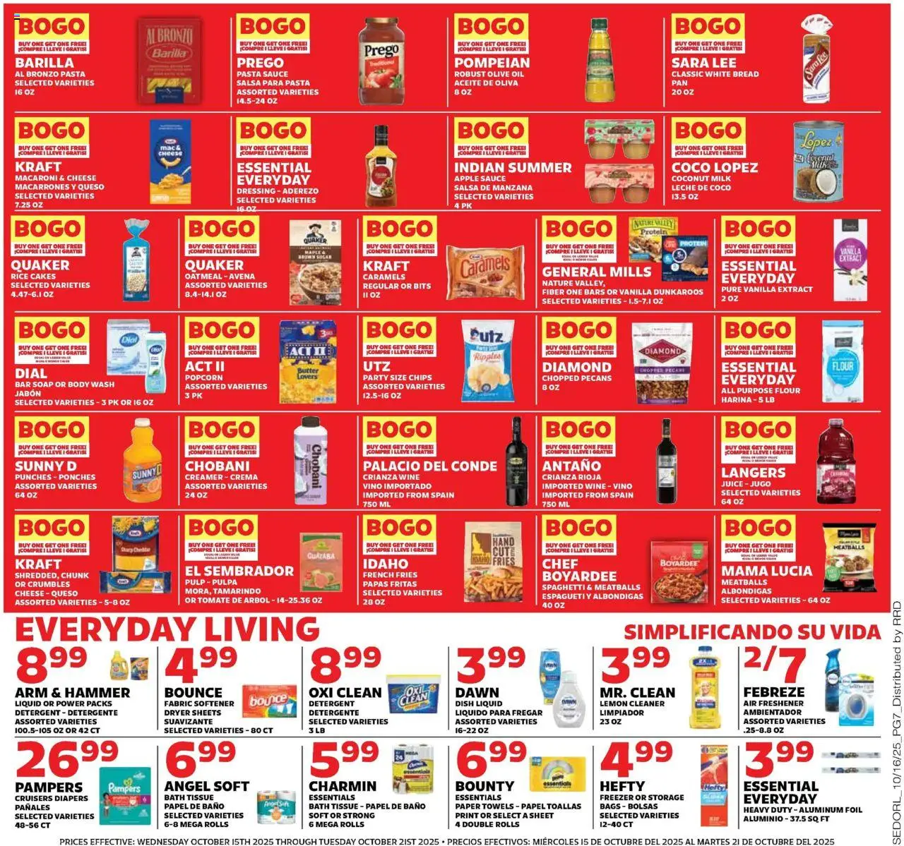Sedano's - Current Ad - FL - valid from 15.10.2025 | Page: 7 | Products: Bath, Butter, Bread, Fabric softener