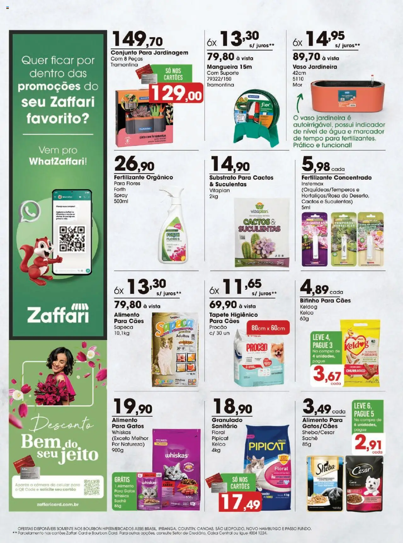 Zaffari Folheto - válido de 09.09.2025 | Página: 18 | Produtos: Caixa, Vaso, Carne, Câmera