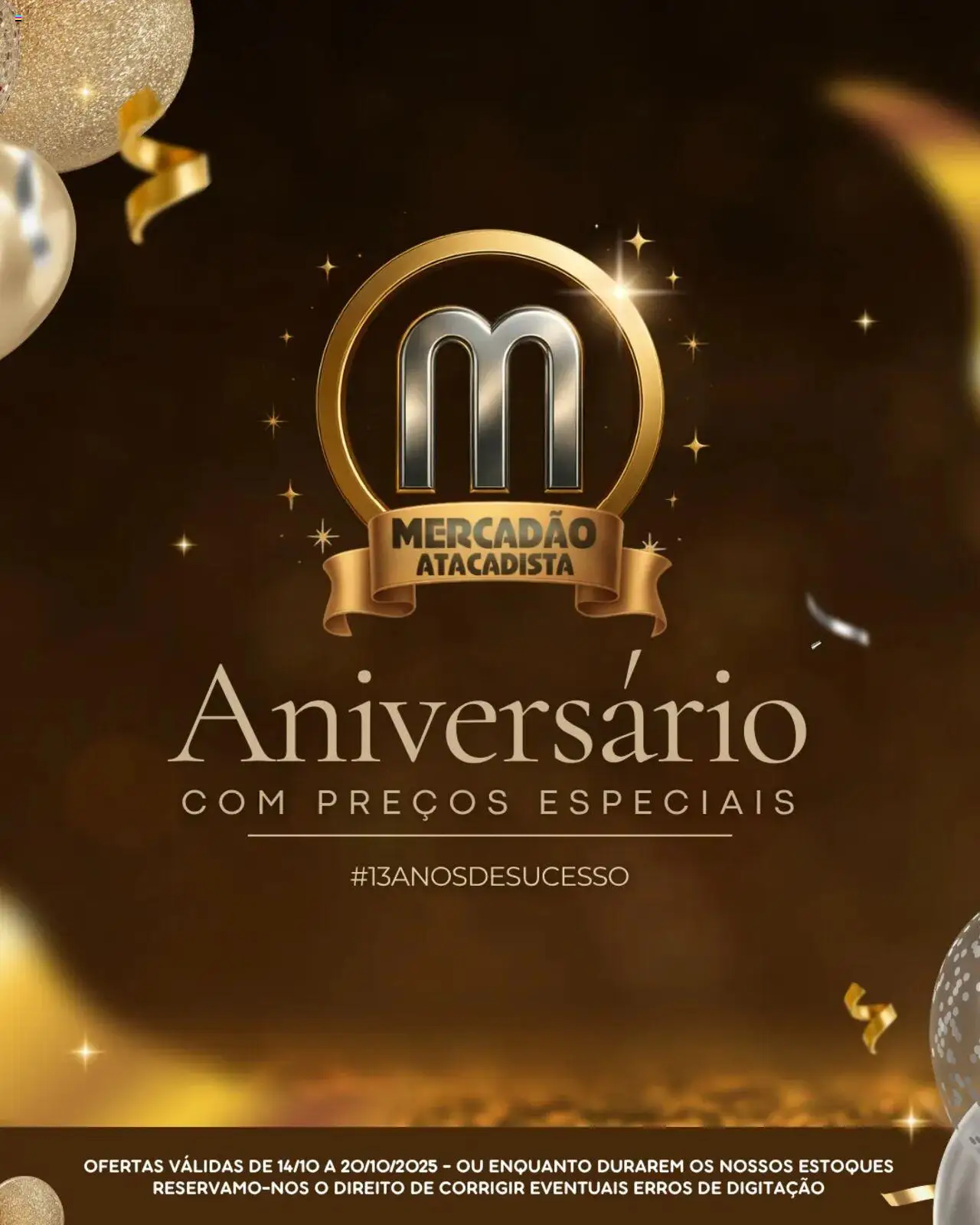 Mercadão Atacadista Folheto - válido de 14.10.2025 | Página: 1