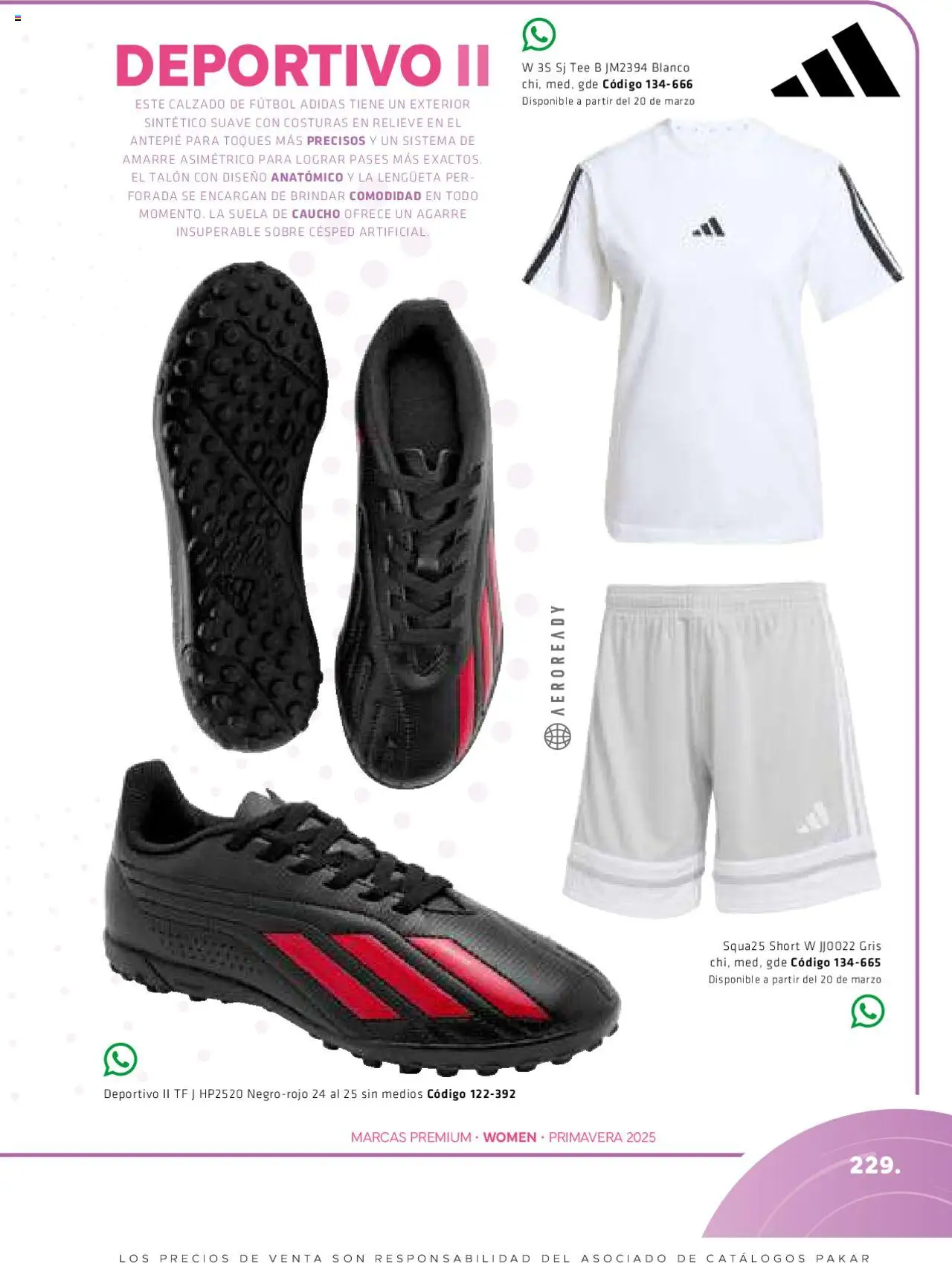 Nuevas ofertas de SC Pakar válidas en toda la República Mexicana desde el 06.03.2025. ¡Encuentra las mejores ofertas en SC Pakar catálogo Women! | Página: 229 | Productos: Short, Sobre