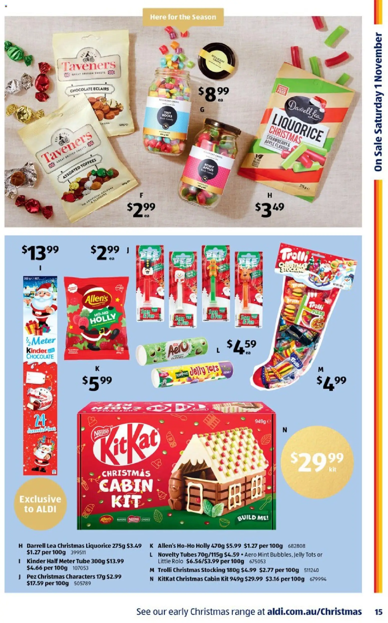 Aldi catalogue - valid from 29.10.2025 | Page: 15 | Products: Chocolate, Apples, Novelty