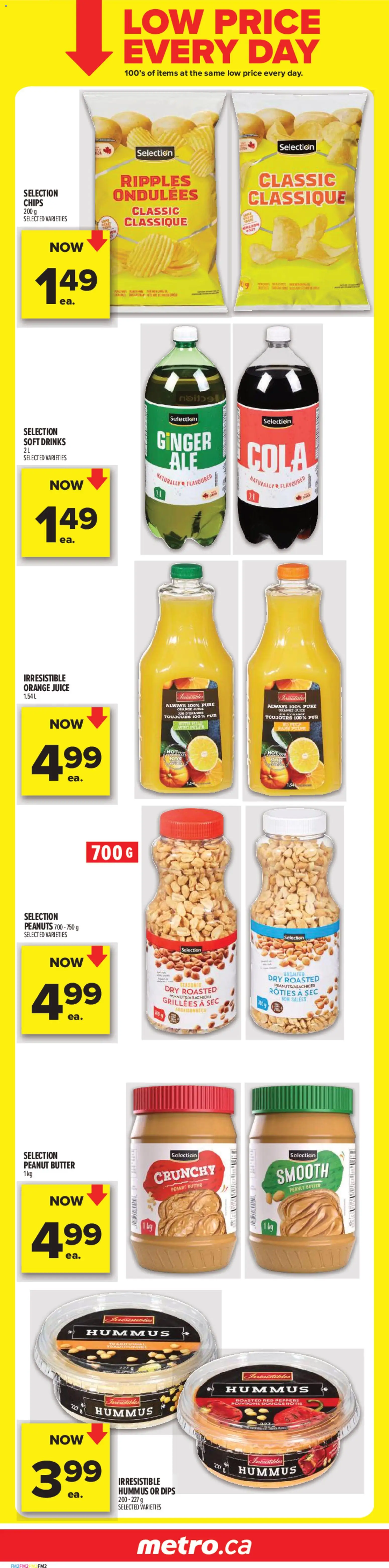 Metro flyer valid from 06.11.2025 | Page: 3 | Products: Chips, Butter, Juice
