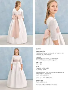 Vista previa de El Corte Inglés catálogo Comuniones 2026, nuevo folleto de la tienda, válido en México a partir del 20.11.2025 | Página: 40